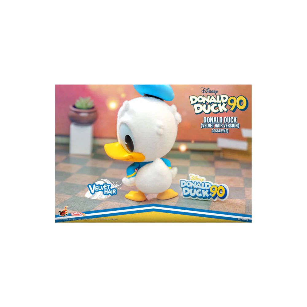 Donald Duck Velvet Hair 90th Anniv Cosbaby Collectible Action Figure Toy - Image 3