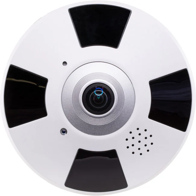 Doss Fisheye 12MP Panoramic Camera 20M IR IP H.265 4XPTZ (White) - Image 3