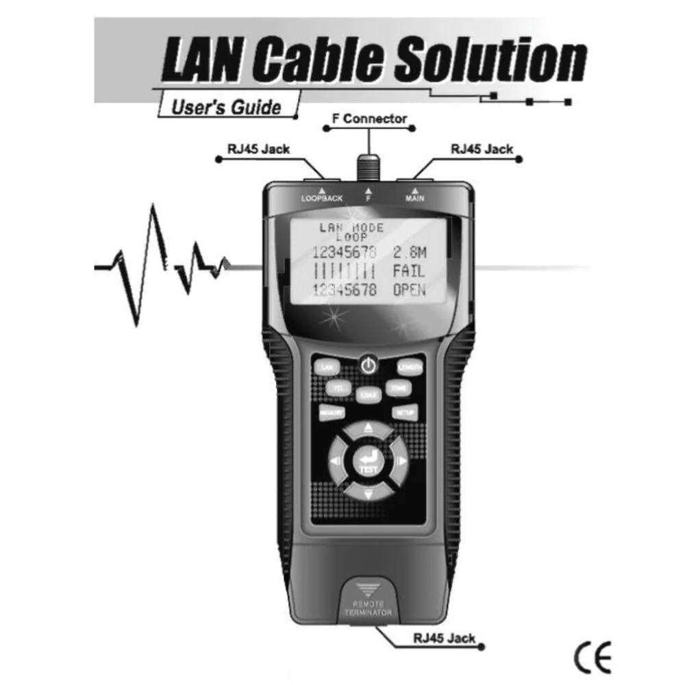 Doss LCT8 Pro Coax & Lan Cable Tester Locates Distance to the Fault/Coaxial/Wire - Image 4
