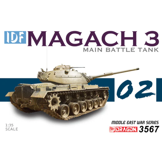 Dragon Models 1/35 IDF Magach 3 Plastic Model Kit - Image 5