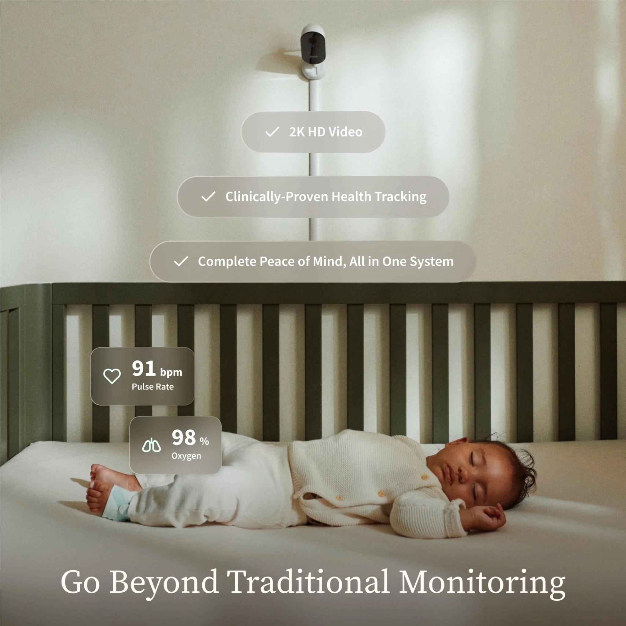 Dream Sight & Dream Sock Duo Baby Monitor (Mint) - Image 5