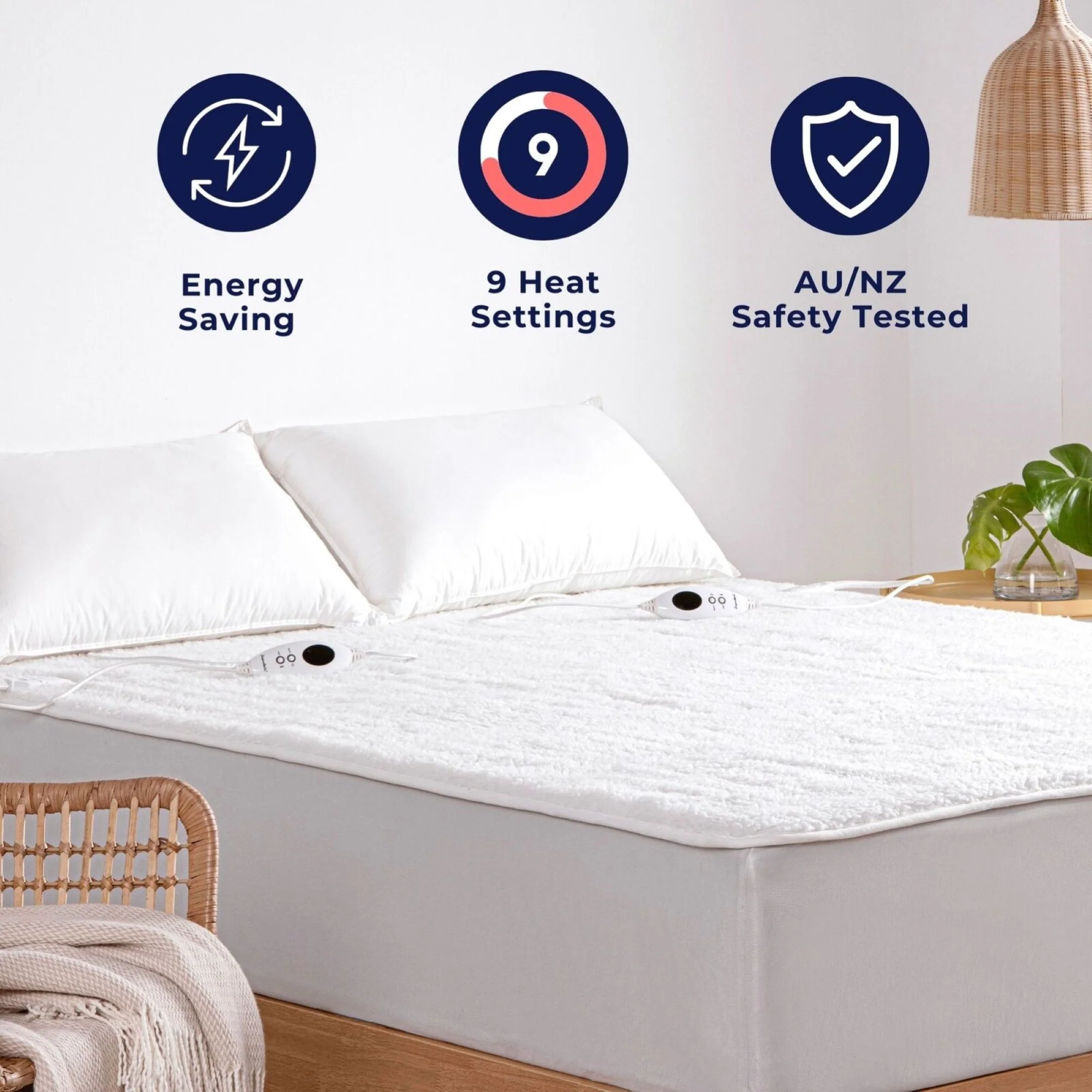 Dreamaker 350gsm Fleece Top Electric Blanket [Super King] - Image 3