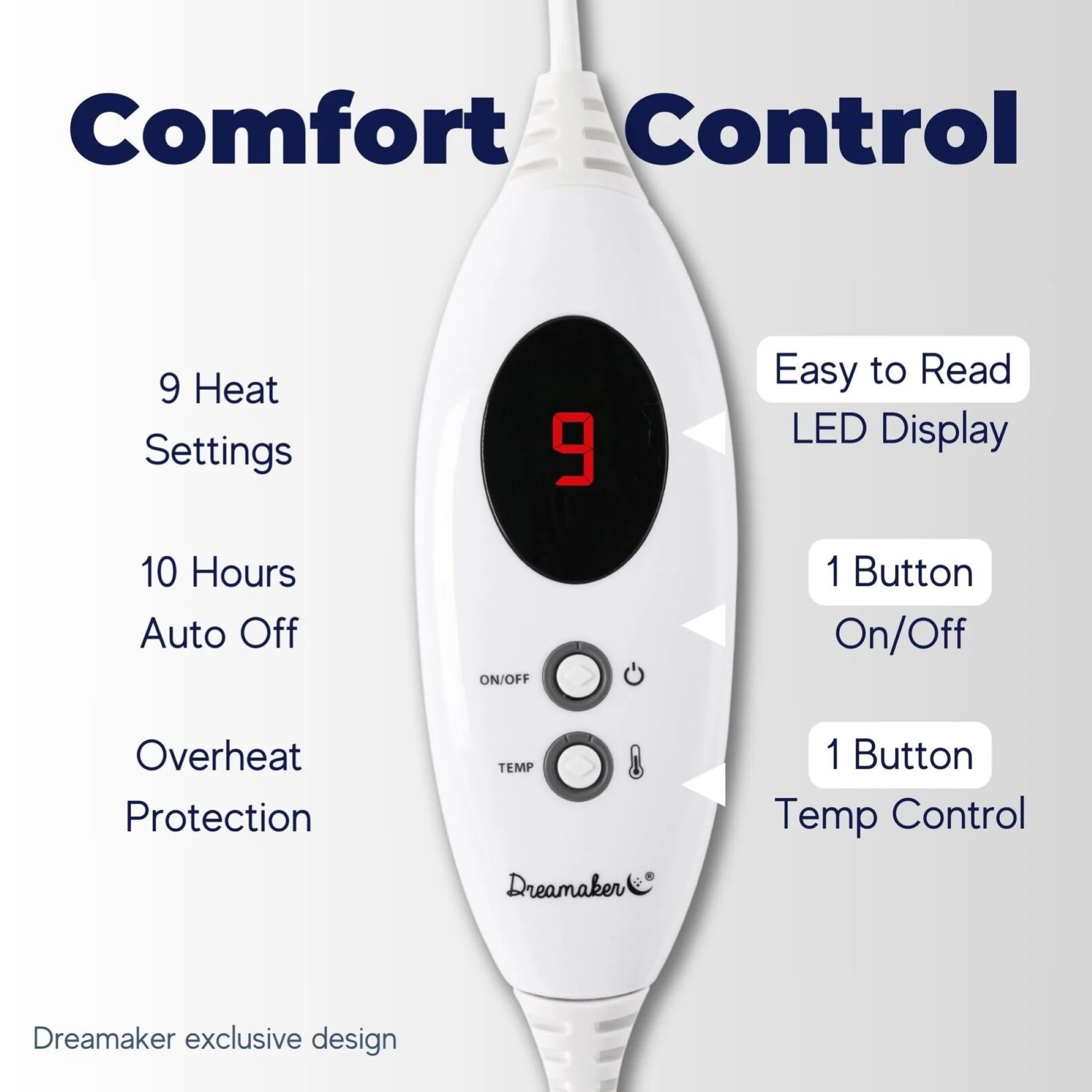 Dreamaker 350gsm Fleece Top Electric Blanket [Super King] - Image 7