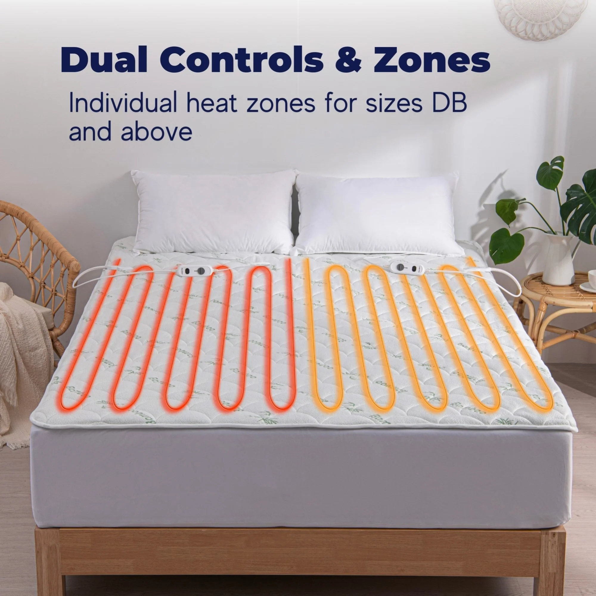 Dreamaker Bamboo Quilted Electric Blanket [King] - Image 5
