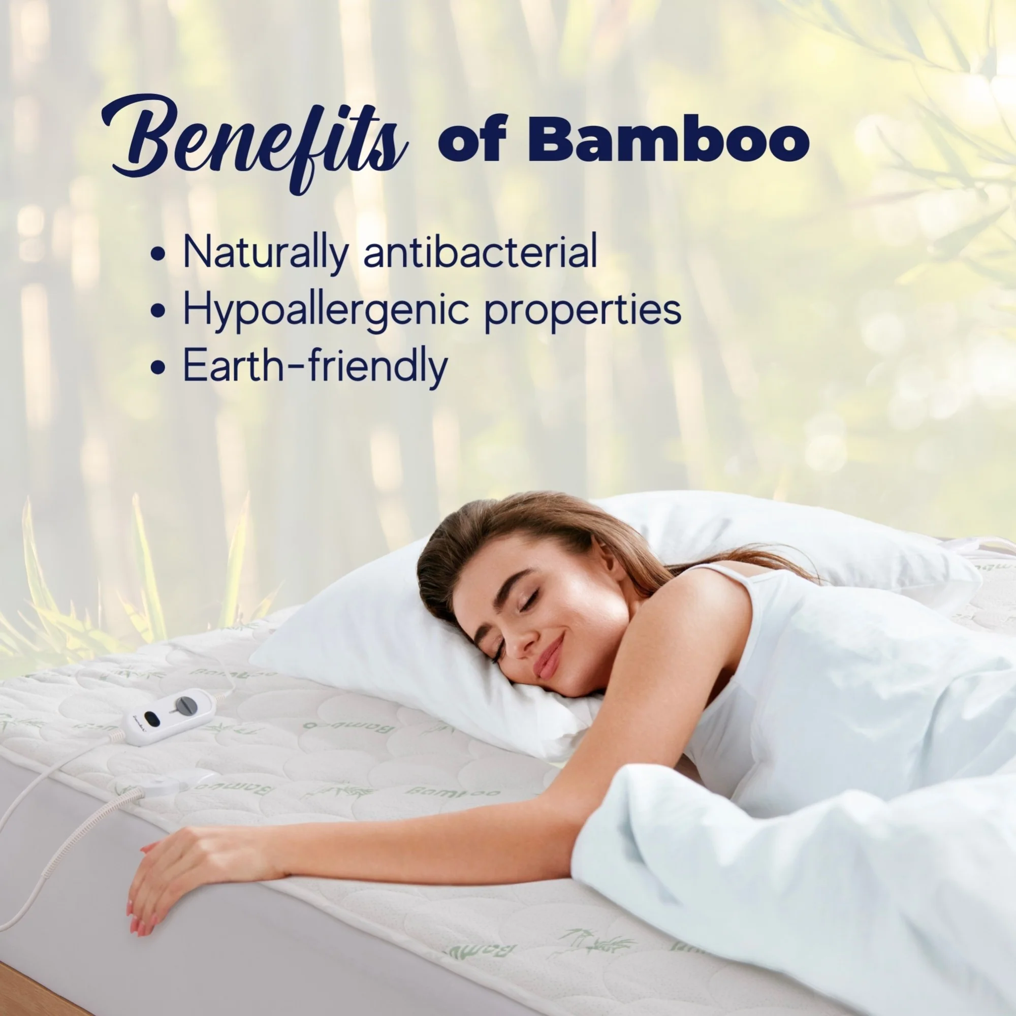 Dreamaker Bamboo Quilted Electric Blanket [Queen] - Image 4