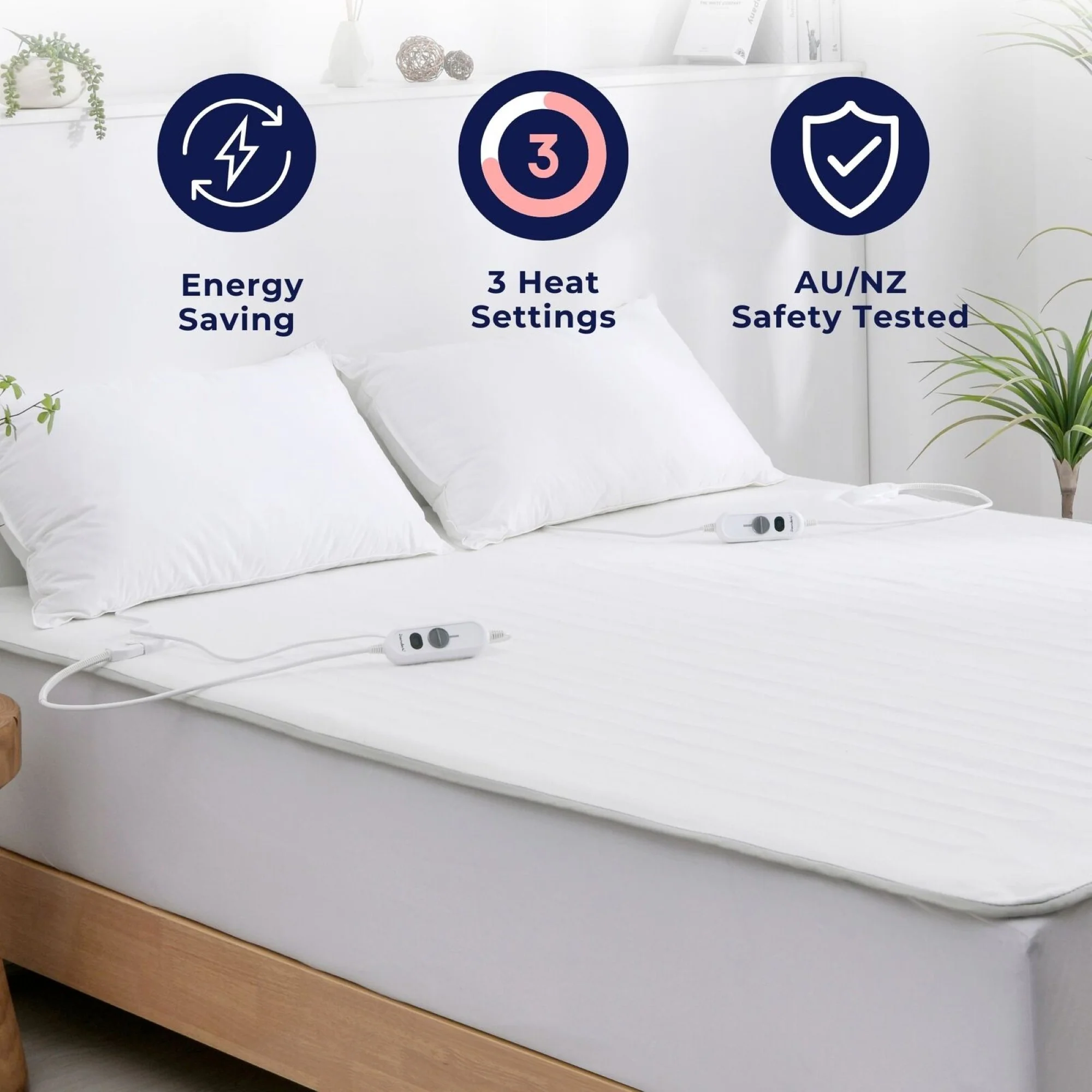 Dreamaker Classic Washable Fitted Electric Blanket [Double] - Image 3