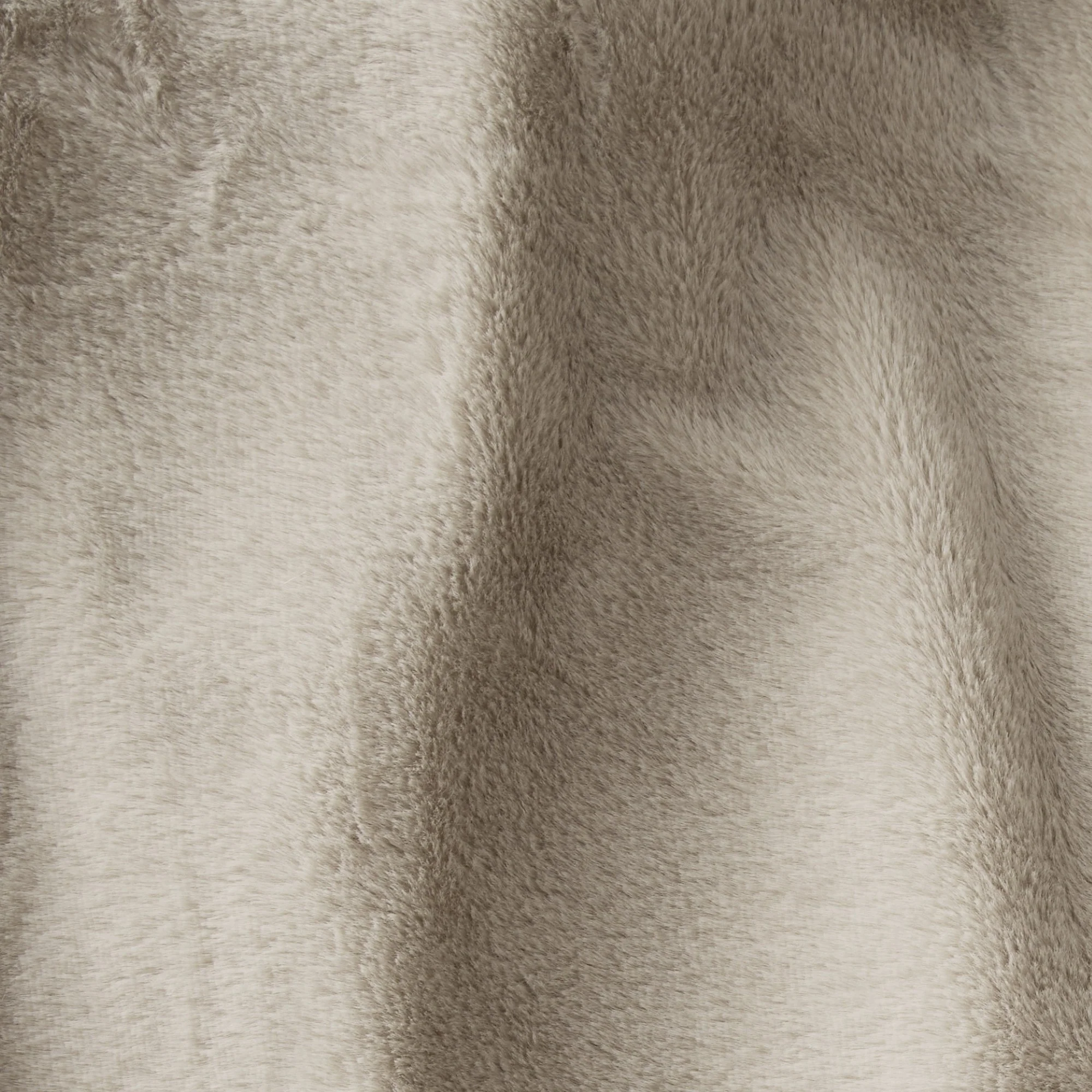 Dreamaker Denver Carved Stripe Faux Fur Heated Throw [180x200cm] (Natural) - Image 5