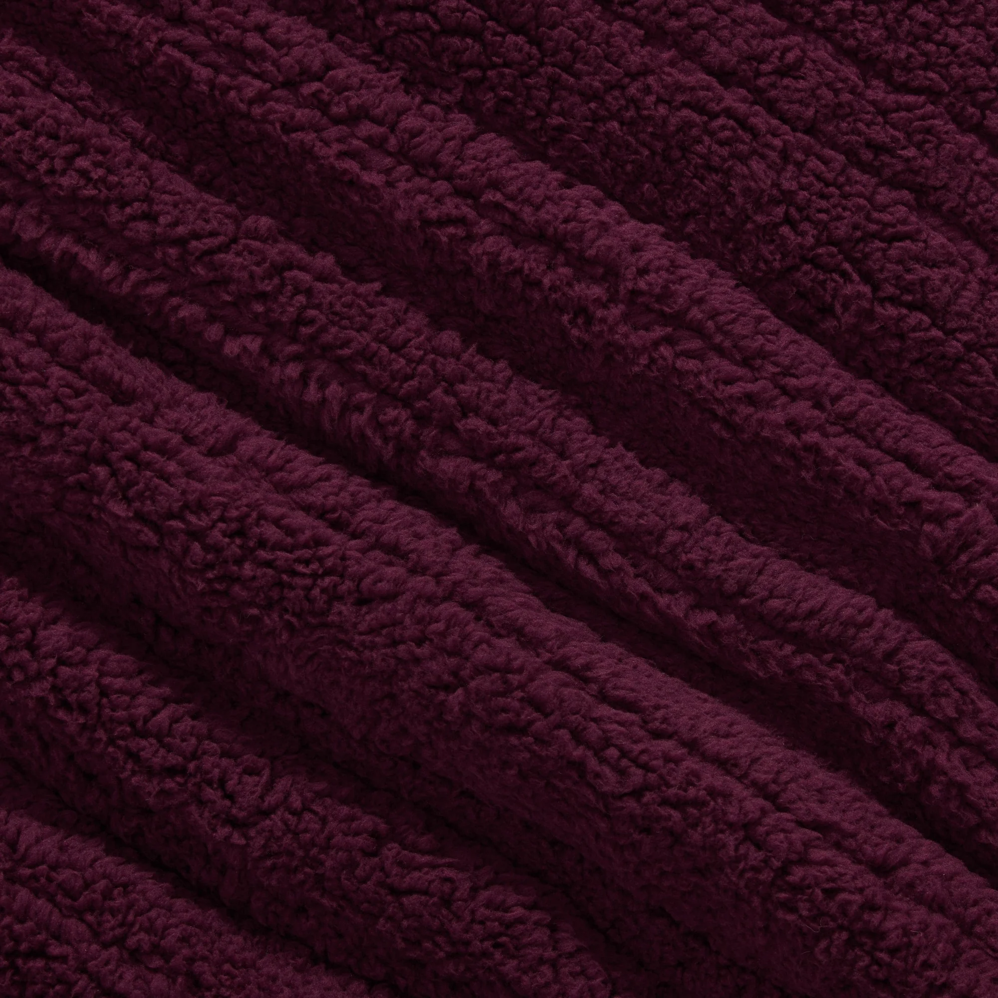 Dreamaker Eve Reversible Sherpa and Coral Fleece Heated Throw [180x200cm] (Cherry/Blush) - Image 4