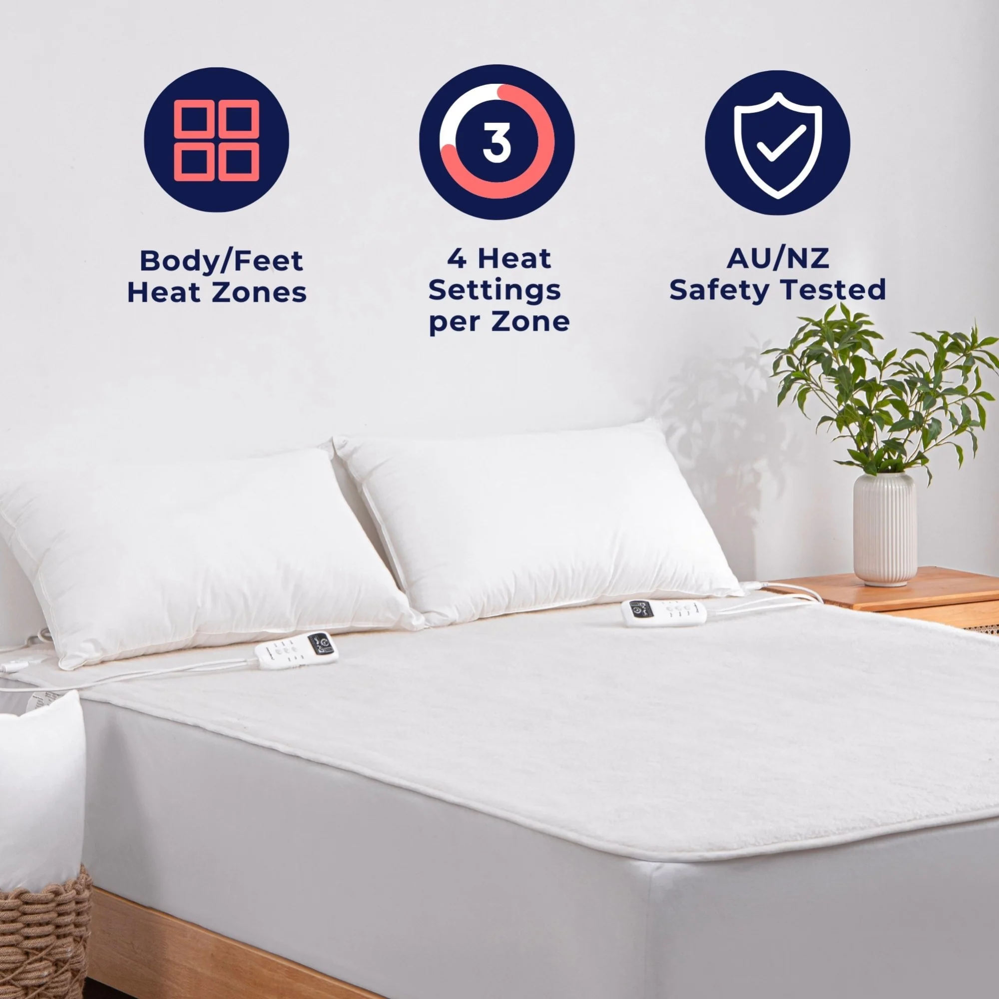 Dreamaker Fleece Top Multizone Electric Blanket [King] - Image 3