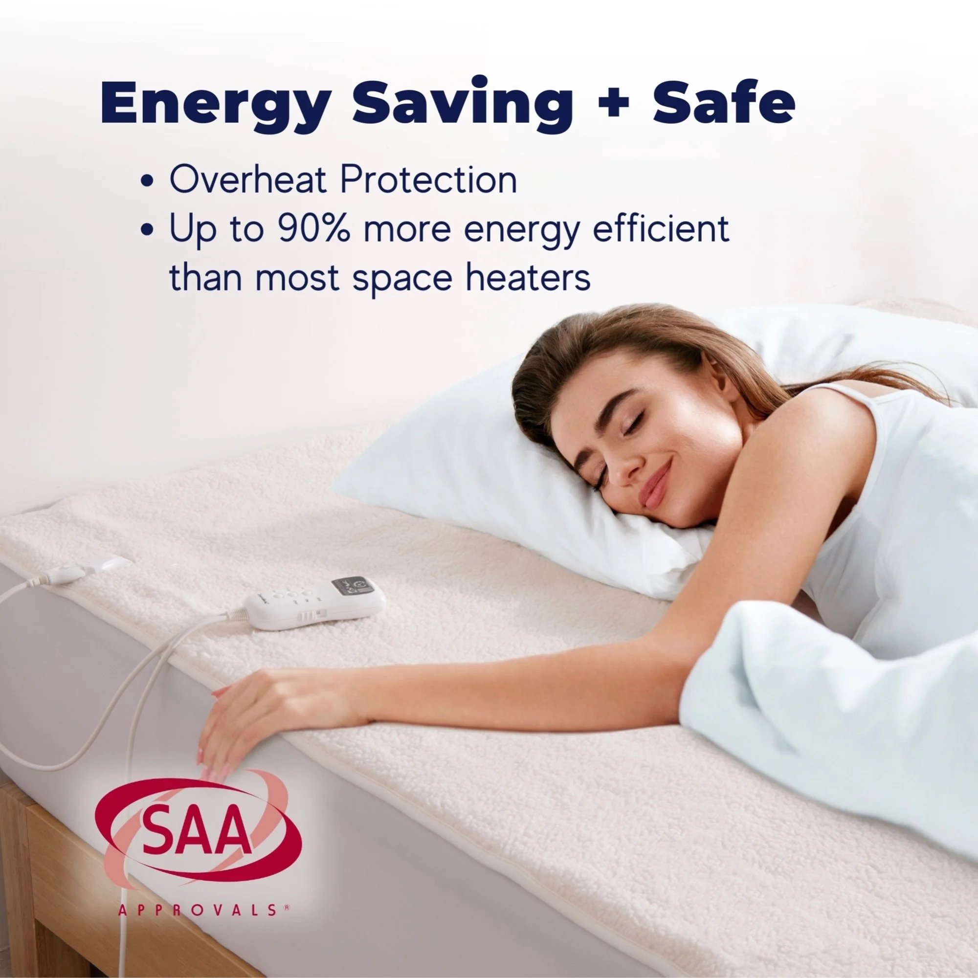 Dreamaker Fleece Top Multizone Electric Blanket [Super King] - Image 6