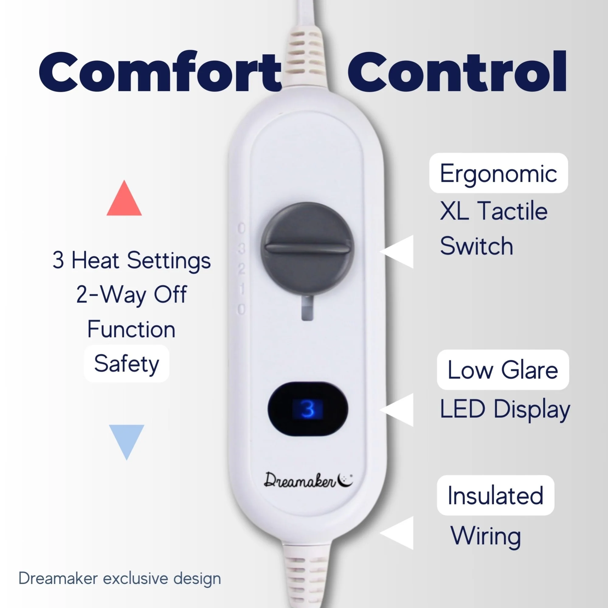 Dreamaker Pinsonic Quilted Sherpa Fleece Electric Blanket [Double] - Image 7