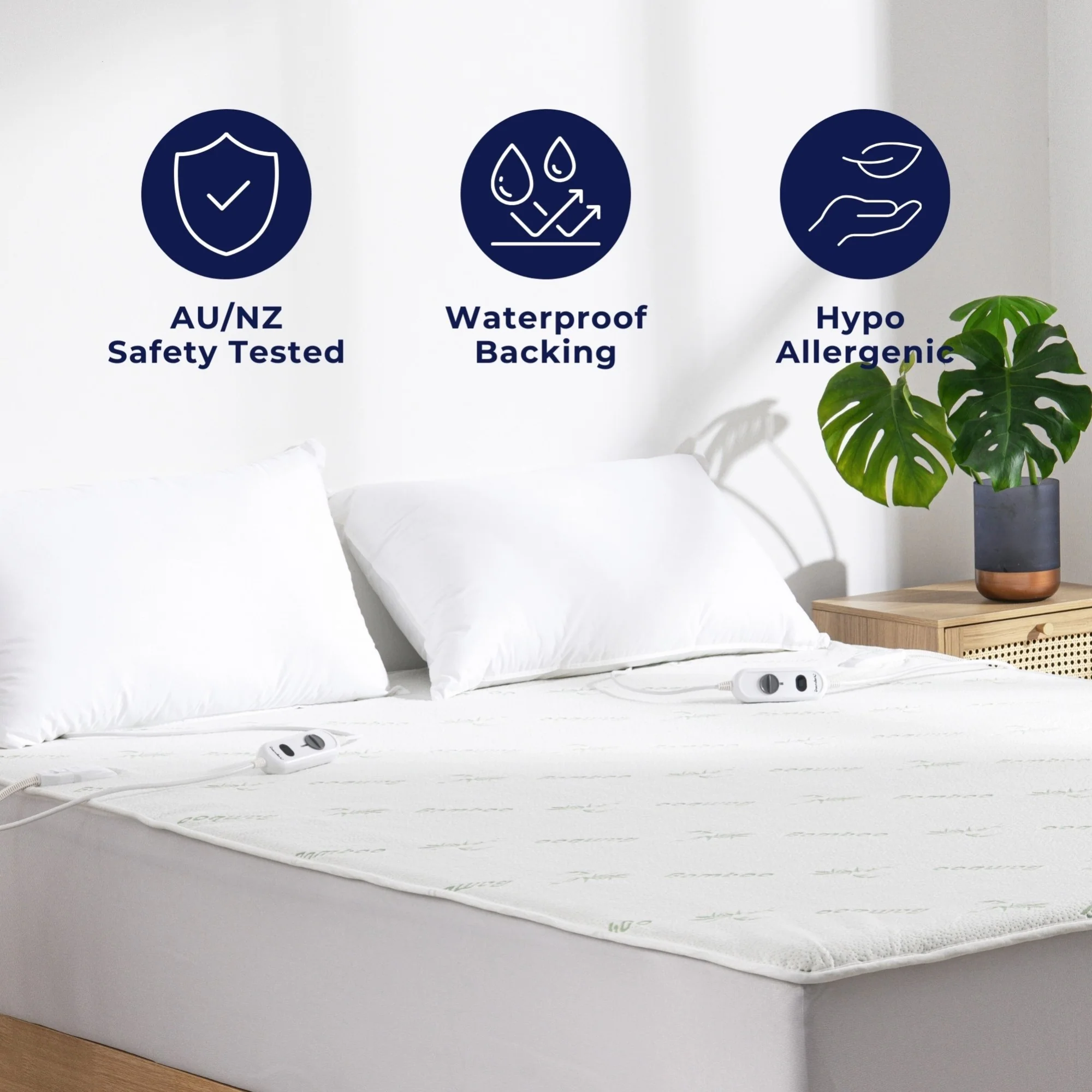 Dreamaker Waterproof Bamboo Electric Blanket [Queen] - Image 3