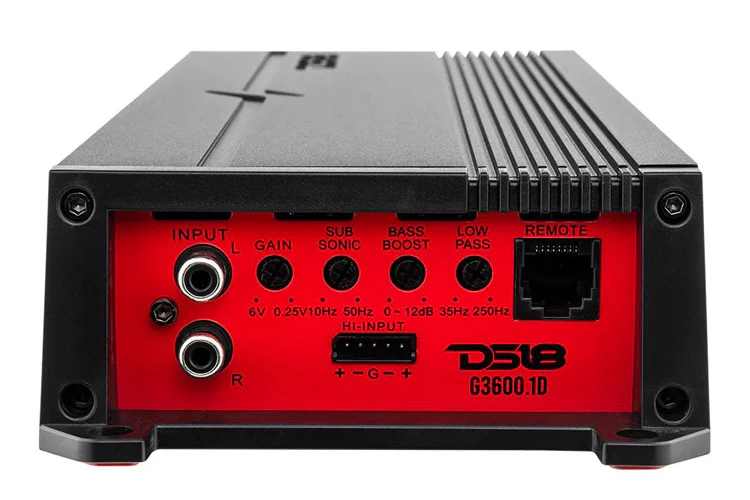 DS18 GEN-X Monoblock Class-D 1-Channel Amplifier 1200W RMS - Black - Image 3