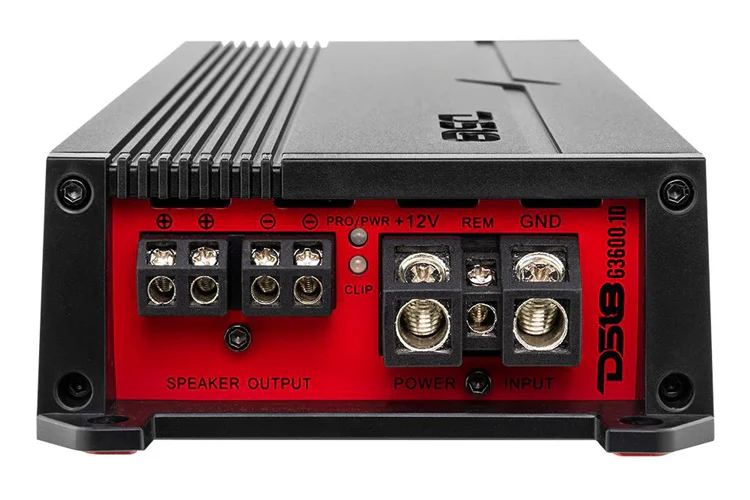 DS18 GEN-X Monoblock Class-D 1-Channel Amplifier 1200W RMS - Black - Image 4