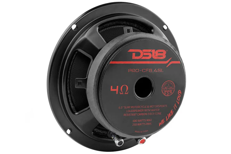 DS18 PRO 6.5" Slim Mid-Bass 250W Speakers w/ Carbon Fiber Cone (Each) - Image 3