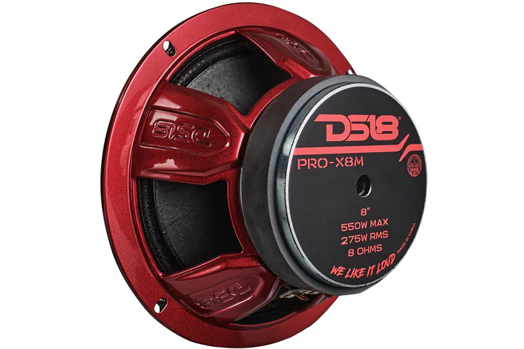 DS18 PRO-X 8" Mid Range Loudspeaker 275W RMS @ 8 Ohm (Each) - Image 4