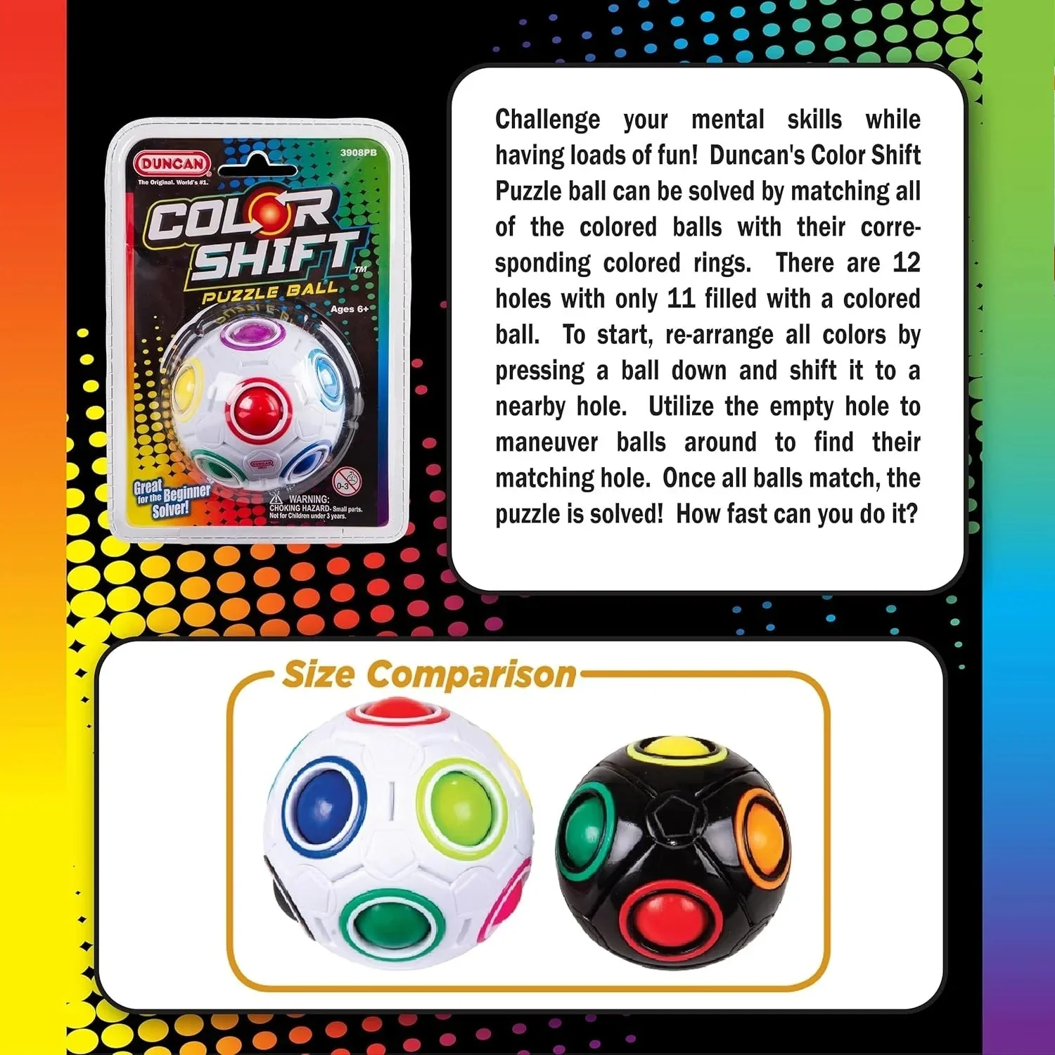 Duncan Colour Shift Puzzle Ball Toy 3047 - Image 3
