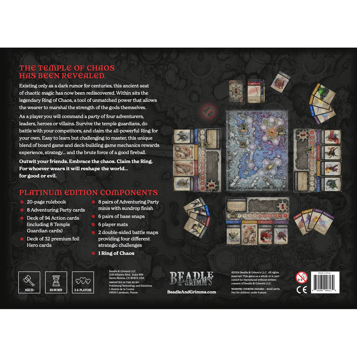 Dungeons & Dragons Beadle & Grimm's Ring of Chaos Platinum Edition Board Game - Image 2