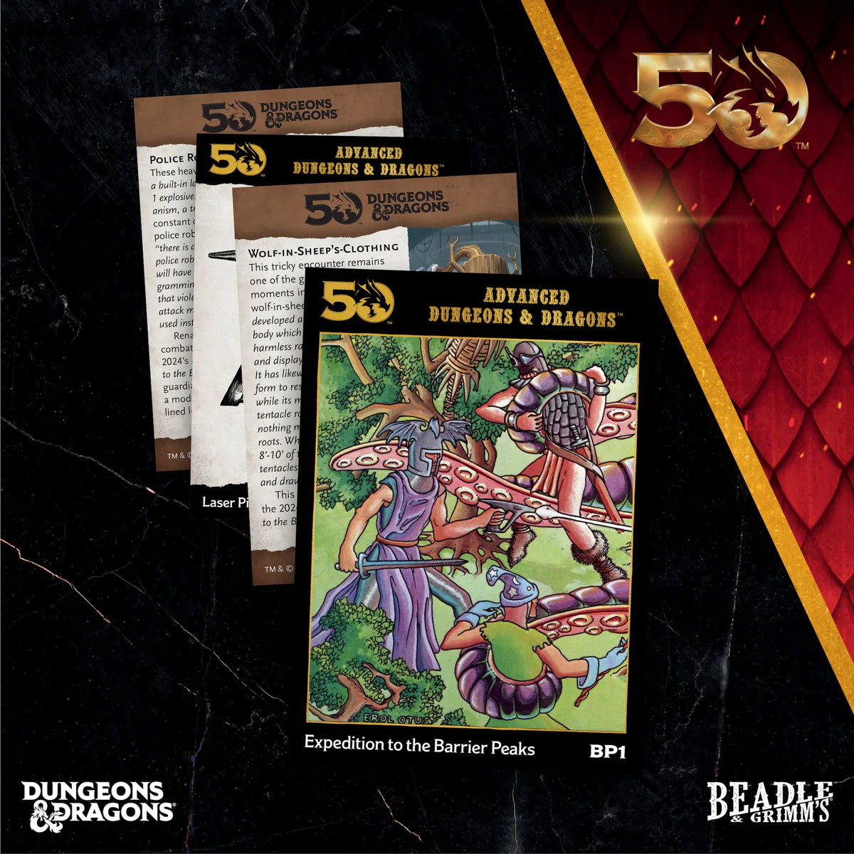 Dungeons & Dragons D&D Beadle & Grimm's Classic Module Collection Expedition to Barrier Peaks Dice & Accessories Set - Image 2