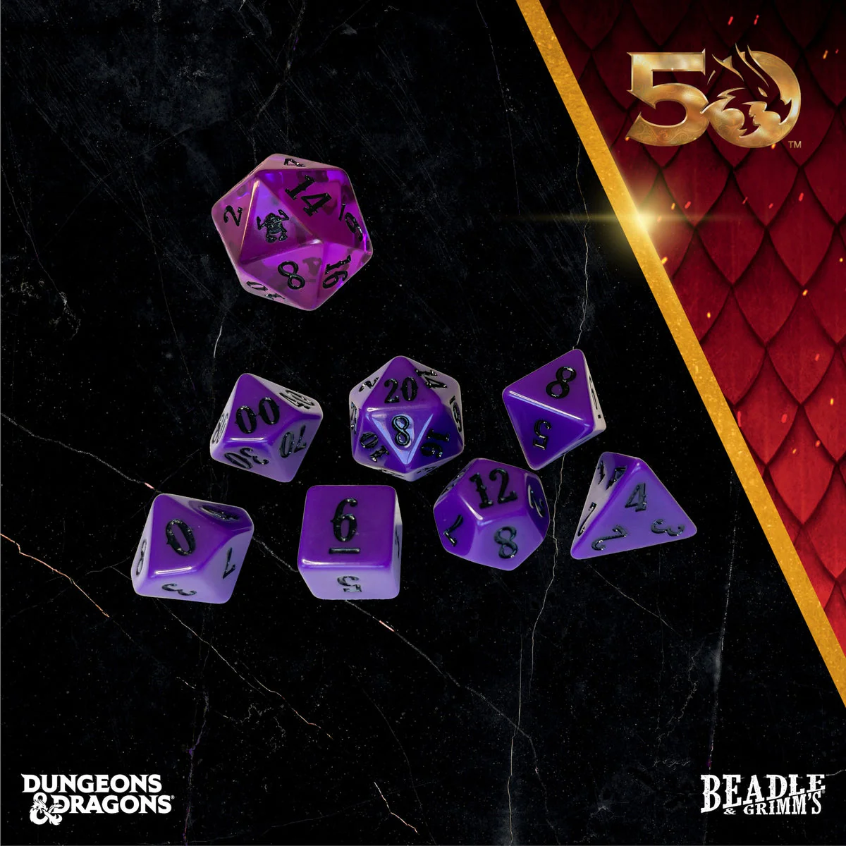 Dungeons & Dragons D&D Beadle & Grimm's Classic Module Collection Expedition to Barrier Peaks Dice & Accessories Set - Image 3