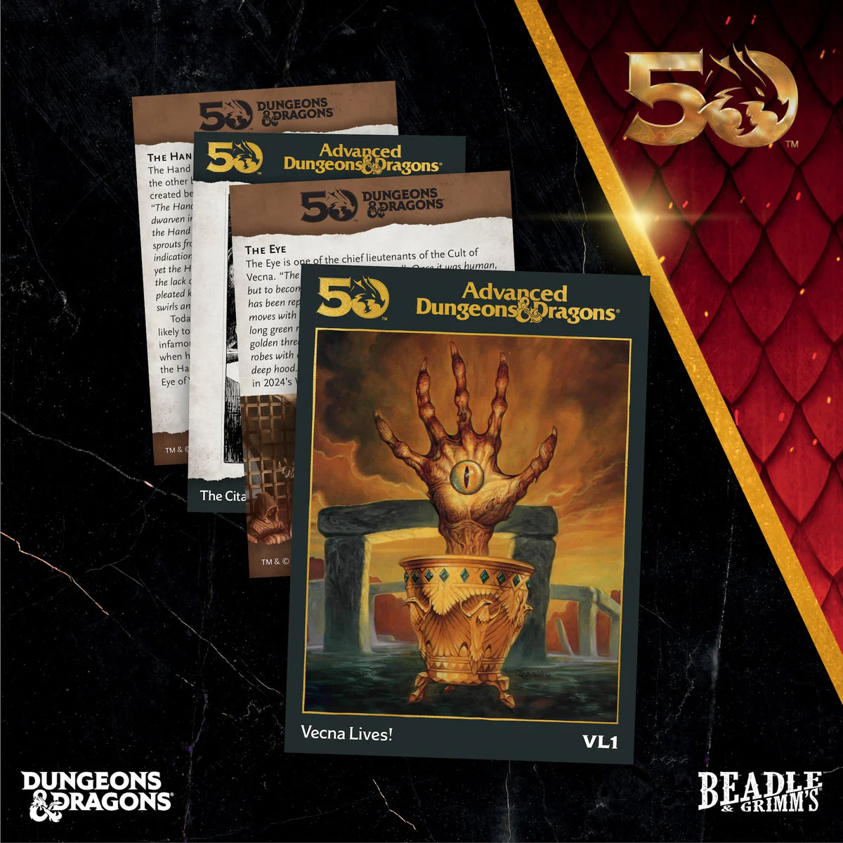 Dungeons & Dragons D&D Beadle & Grimm's Classic Module Collection Vecna Lives Dice & Accessories Set - Image 4