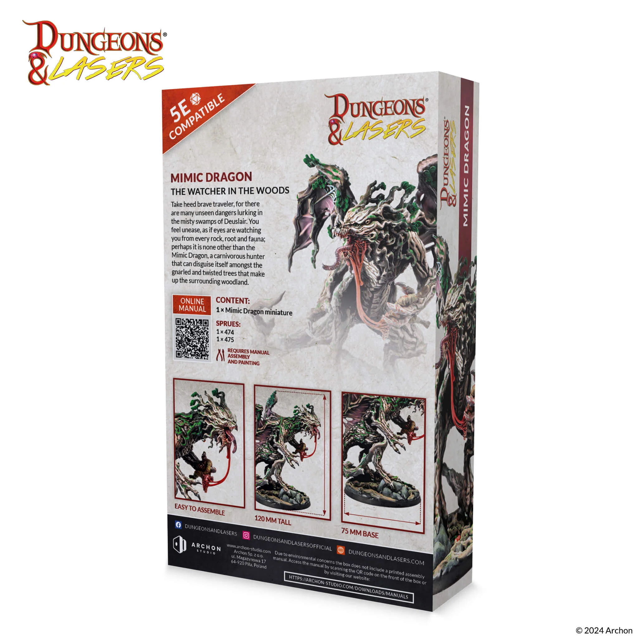 Dungeons & Dragons Dungeons & Lasers: Dragons Mimic Dragon - Image 5