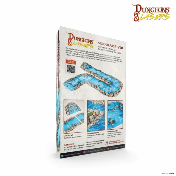 Dungeons & Dragons Dungeons & Lasers: Expansion Bits Modular River - Image 2