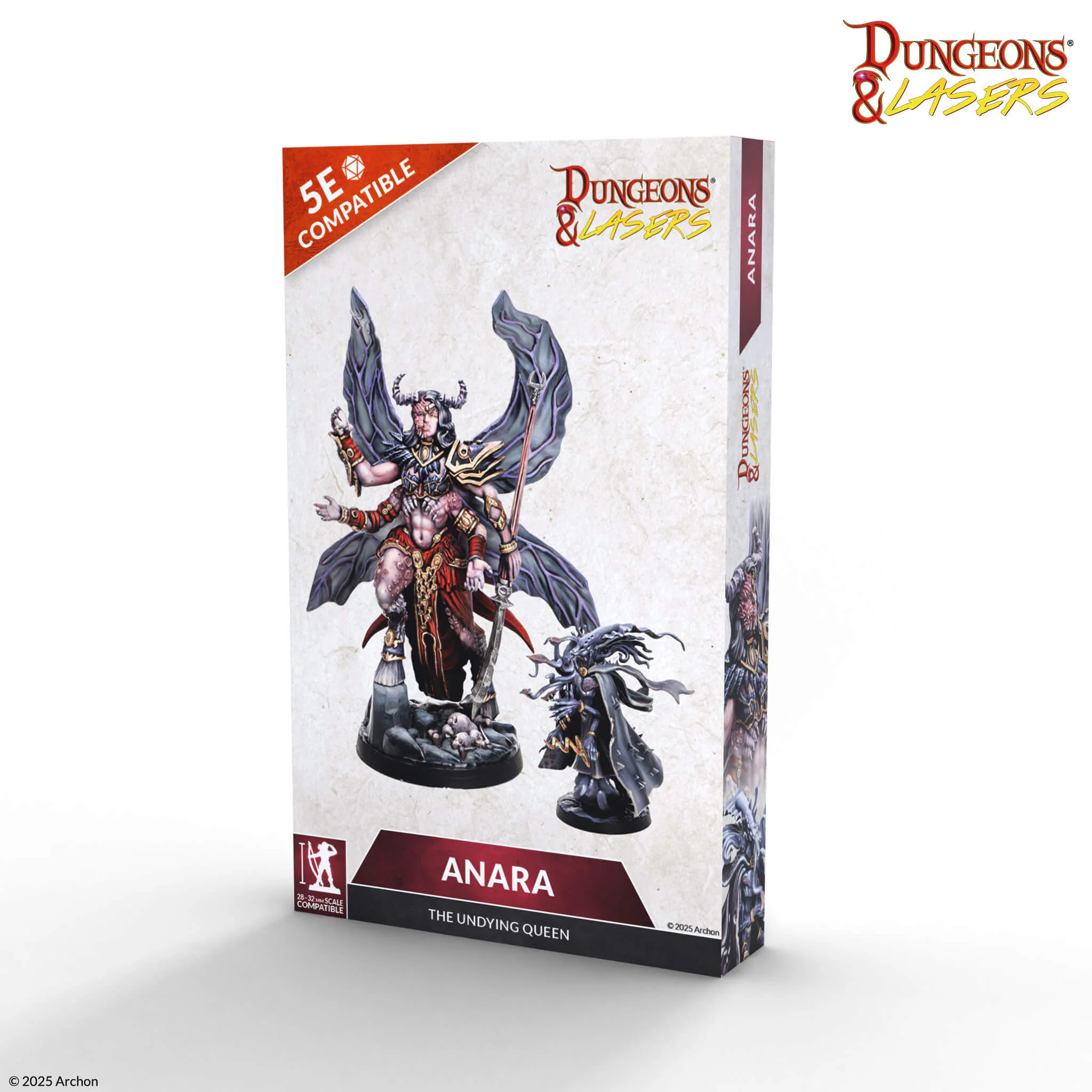Dungeons & Dragons Dungeons & Lasers: Miniatures Anara The Undying Queen - Image 2