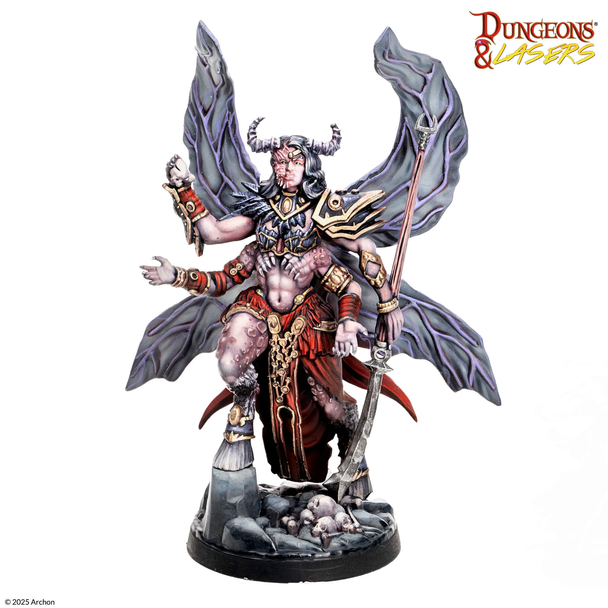 Dungeons & Dragons Dungeons & Lasers: Miniatures Anara The Undying Queen - Image 3