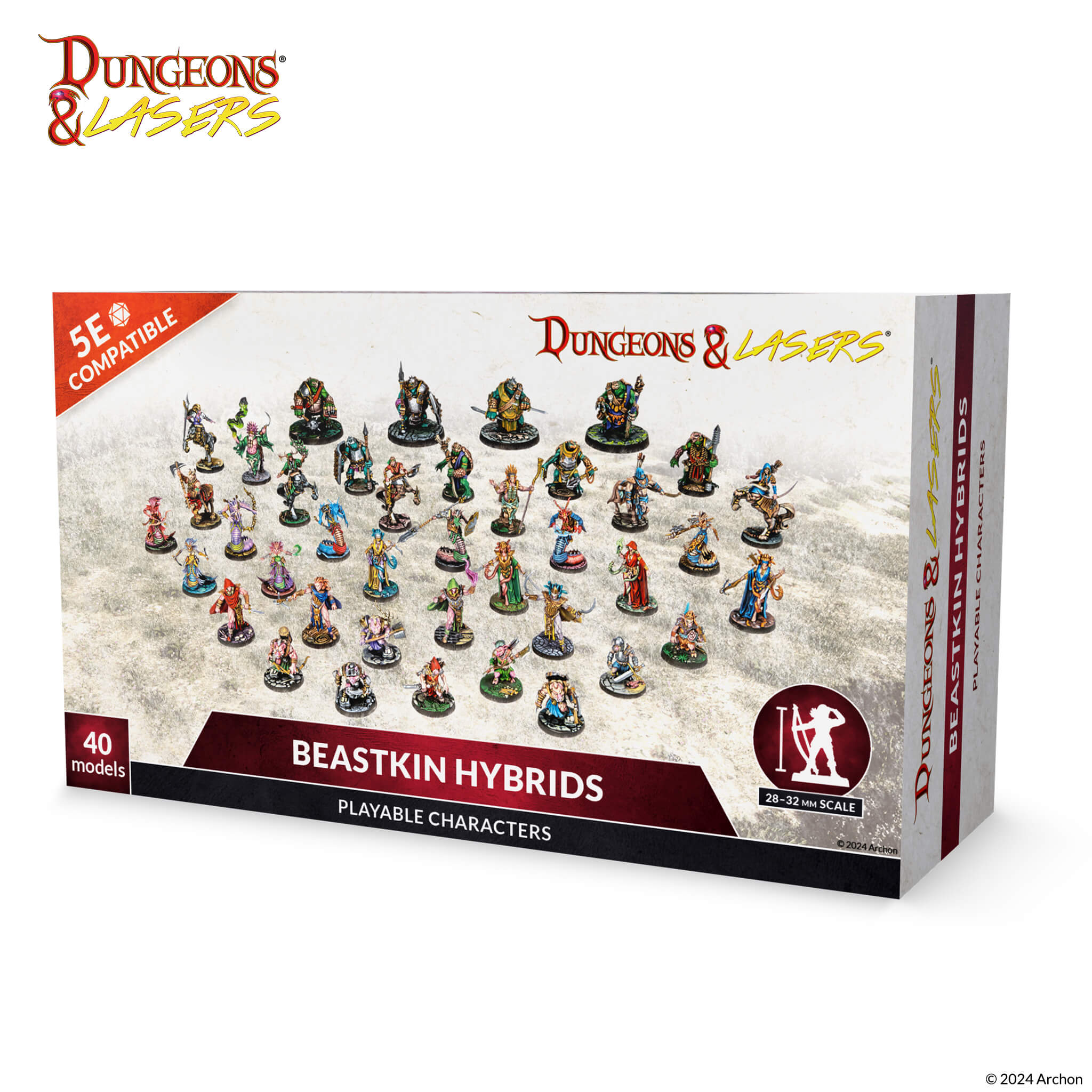 Dungeons & Dragons Dungeons & Lasers: Miniatures Beastkin Hybrids: Playable Characters - Image 2