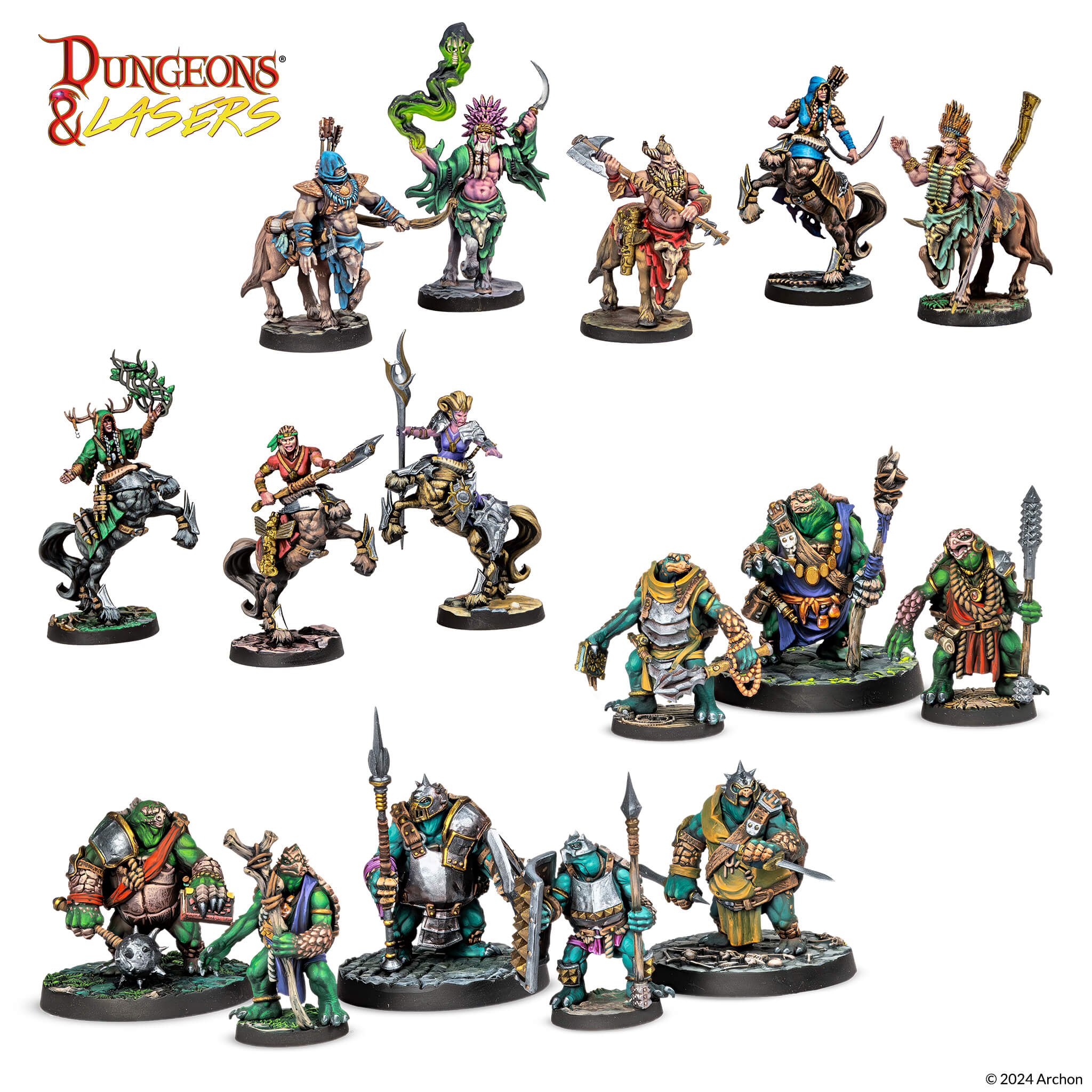 Dungeons & Dragons Dungeons & Lasers: Miniatures Beastkin Hybrids: Playable Characters - Image 5