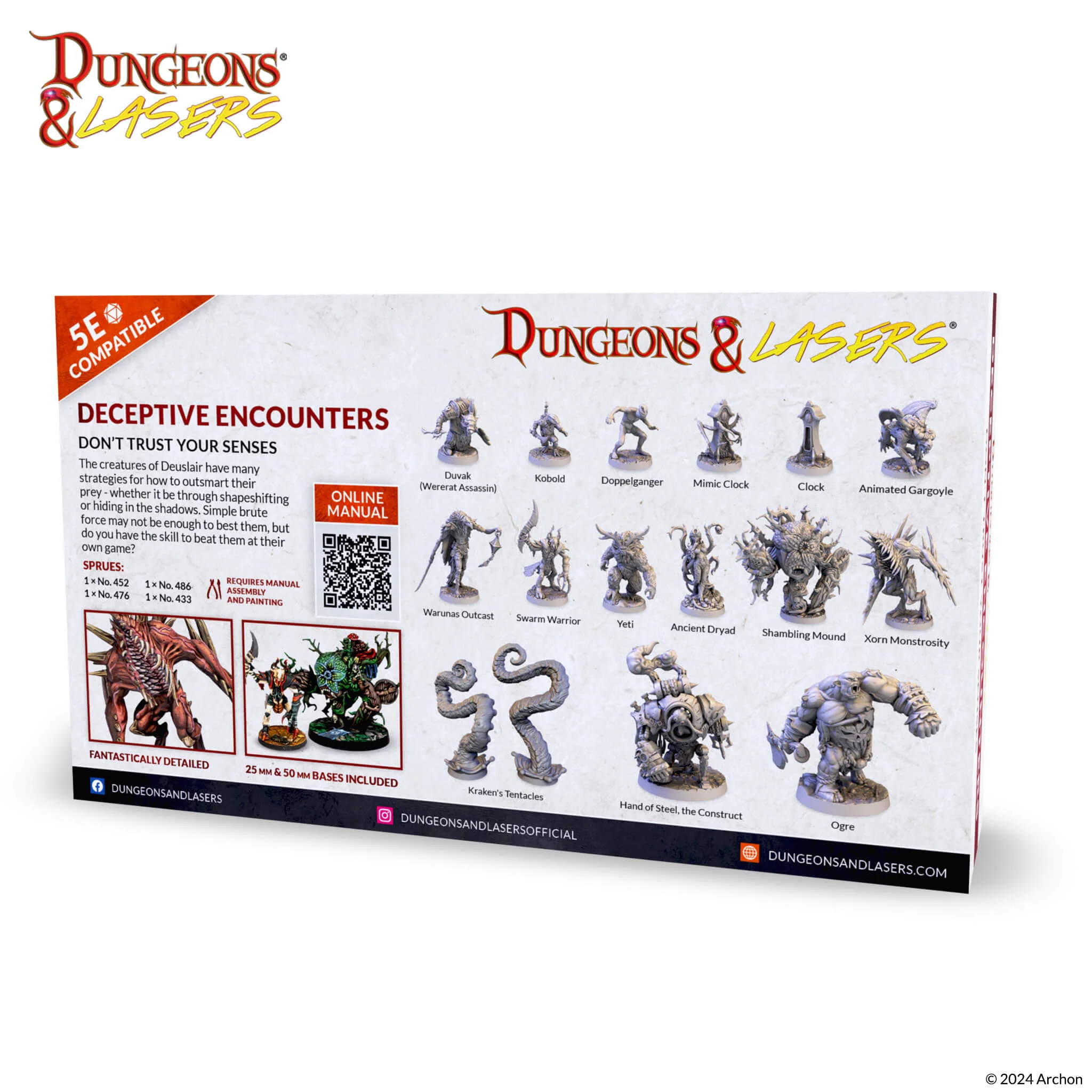 Dungeons & Dragons Dungeons & Lasers: Miniatures Deuslair: Deceptive Encounters - Image 3