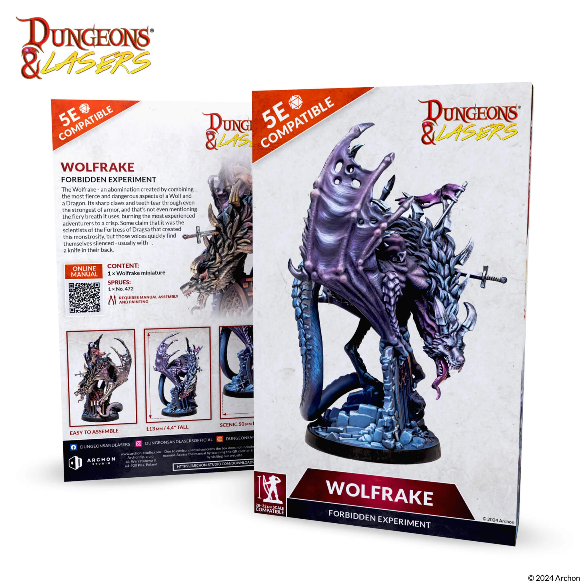 Dungeons & Dragons Dungeons & Lasers: Miniatures Deuslair: Wolfrake - Image 2