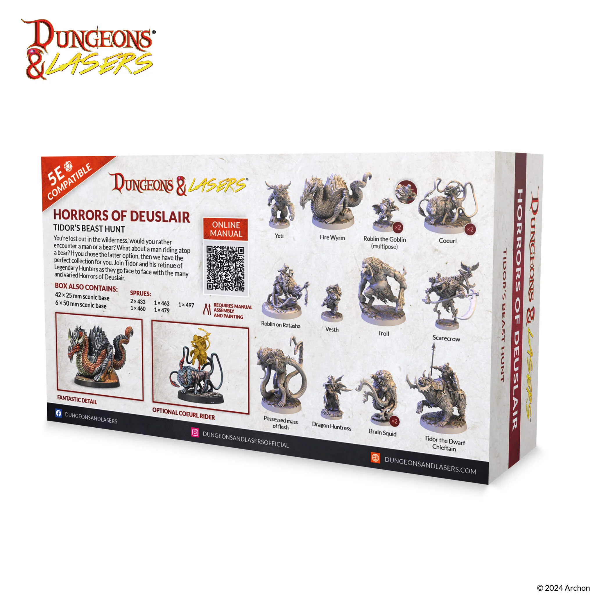 Dungeons & Dragons Dungeons & Lasers: Miniatures Horrors Of Deuslair - Image 3