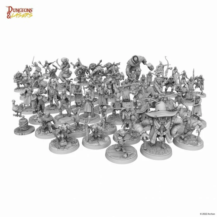 Dungeons & Dragons Dungeons & Lasers: Miniatures Npc Miniature Pack - Image 4