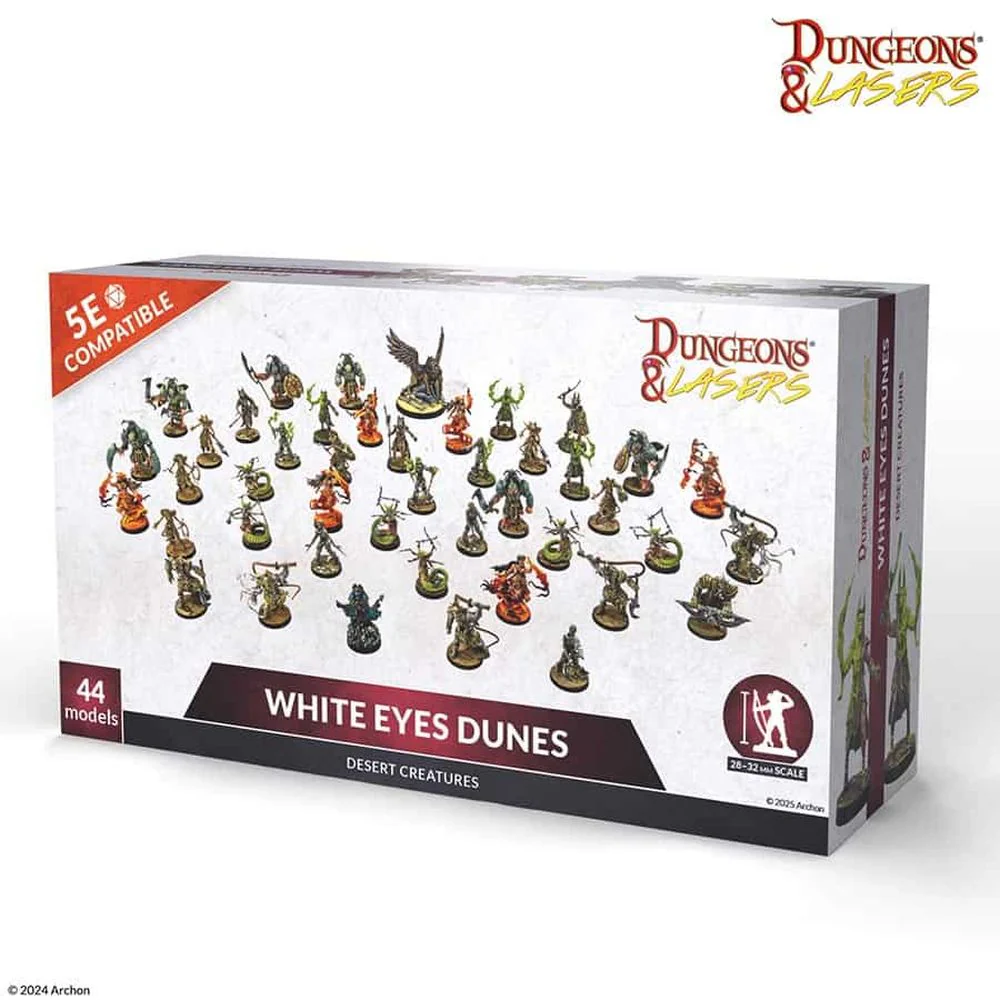 Dungeons & Dragons Dungeons & Lasers: Miniatures White Eyes Dunes - Image 2