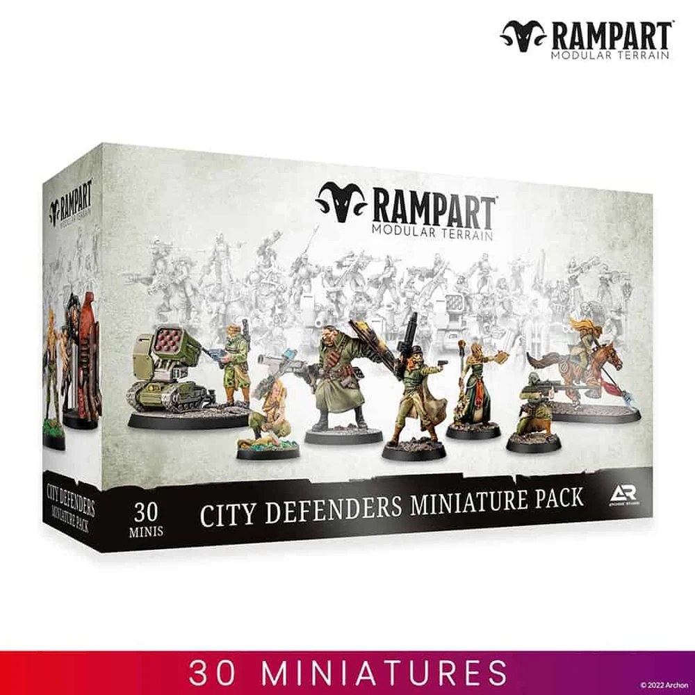 Dungeons & Dragons Dungeons & Lasers: Rampart City Defenders Miniature Pack - Image 2