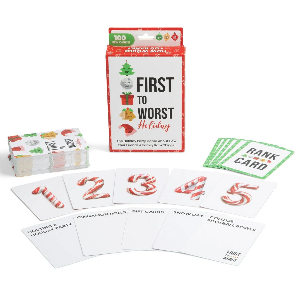 Dyce Games First to Worst - Holiday Edition Tuck Box Game - Image 2
