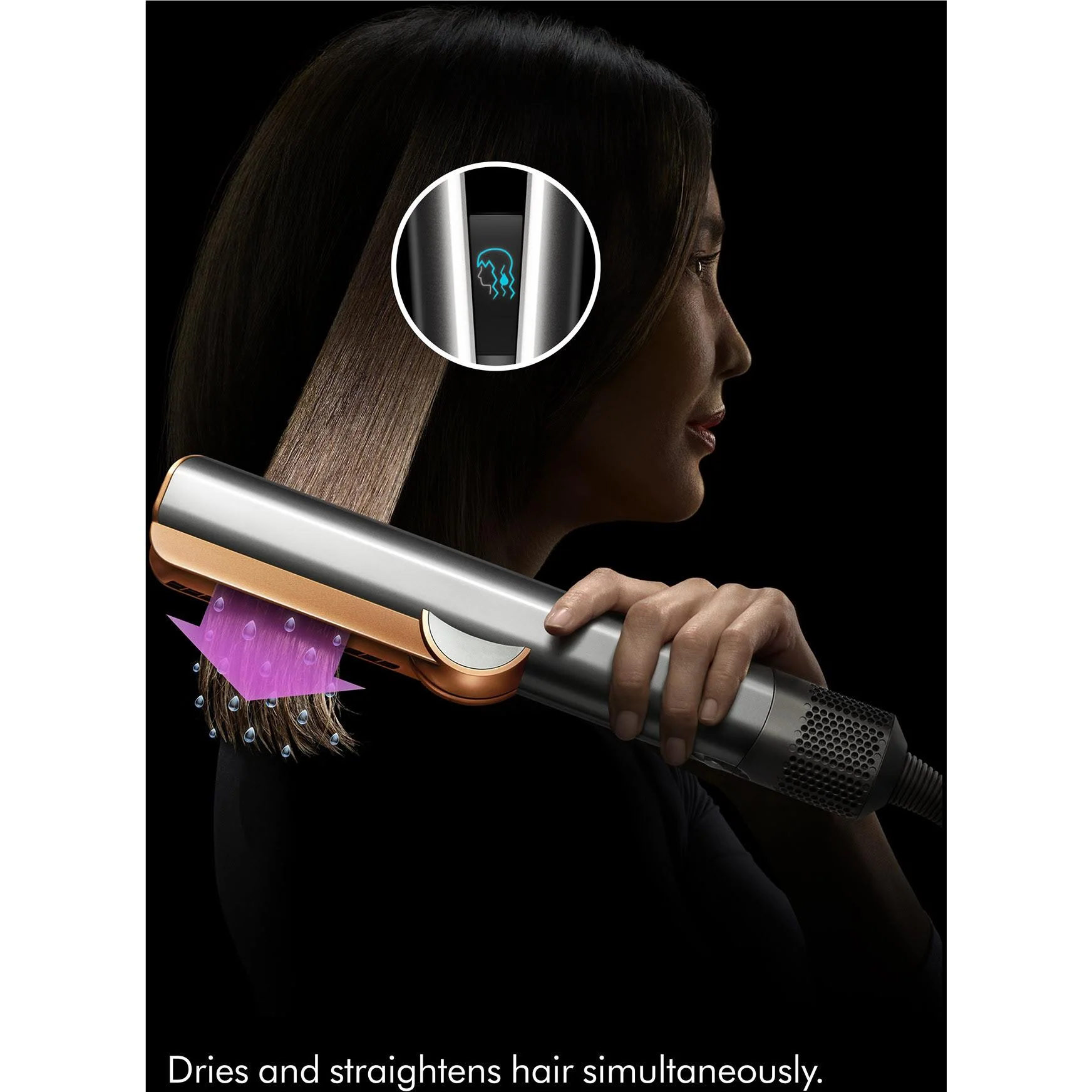 Dyson Airstrait™ Straightener and Dryer (Ceramic Apricot / Topaz) - Image 4