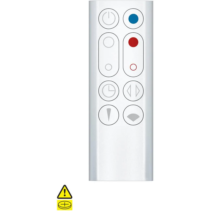 Dyson AM09 Hot+Cool Fan Heater (White/Silver) - Image 3