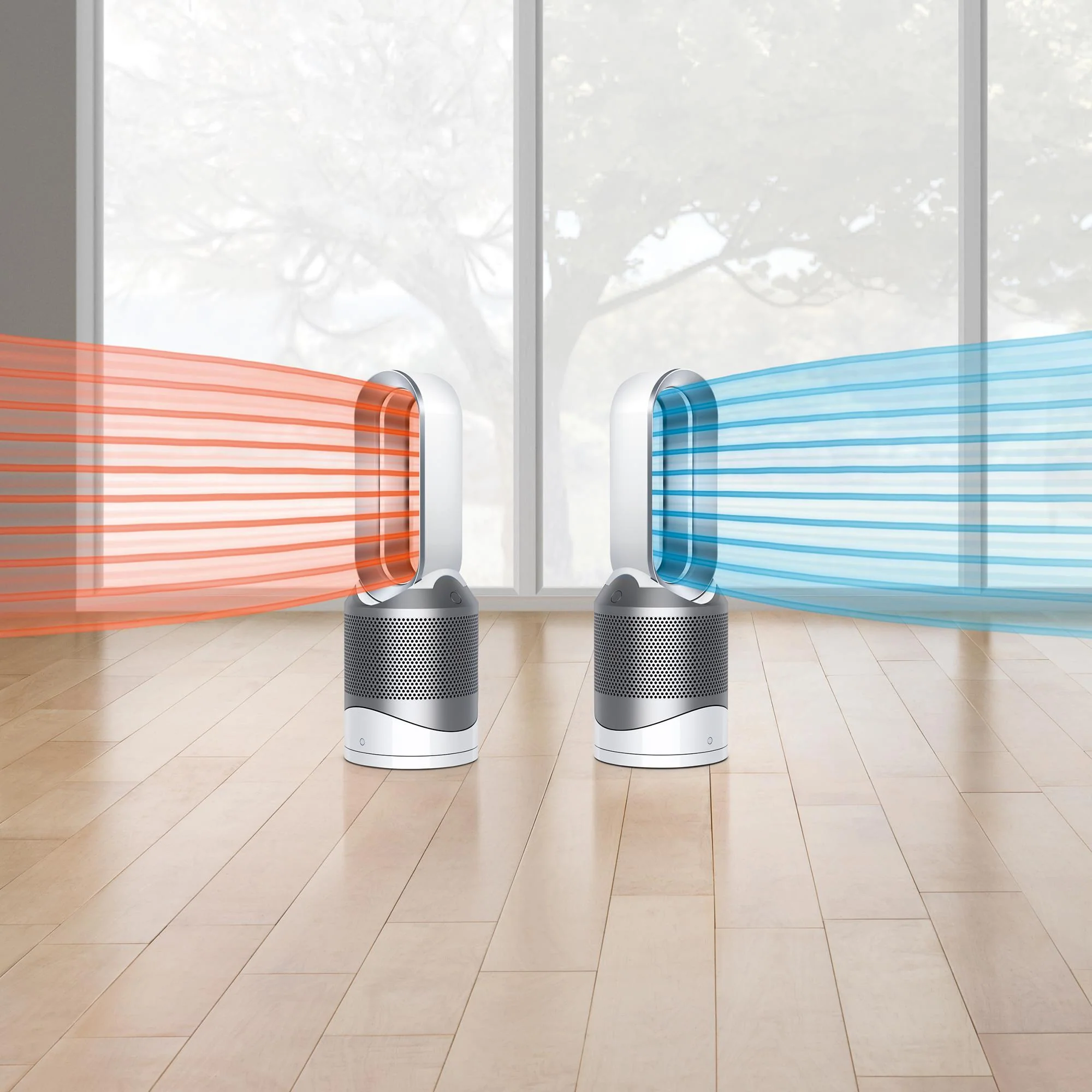 Dyson HP00 Pure Hot+Cool Purifying Fan Heater (White/Silver) [2021] - Image 10