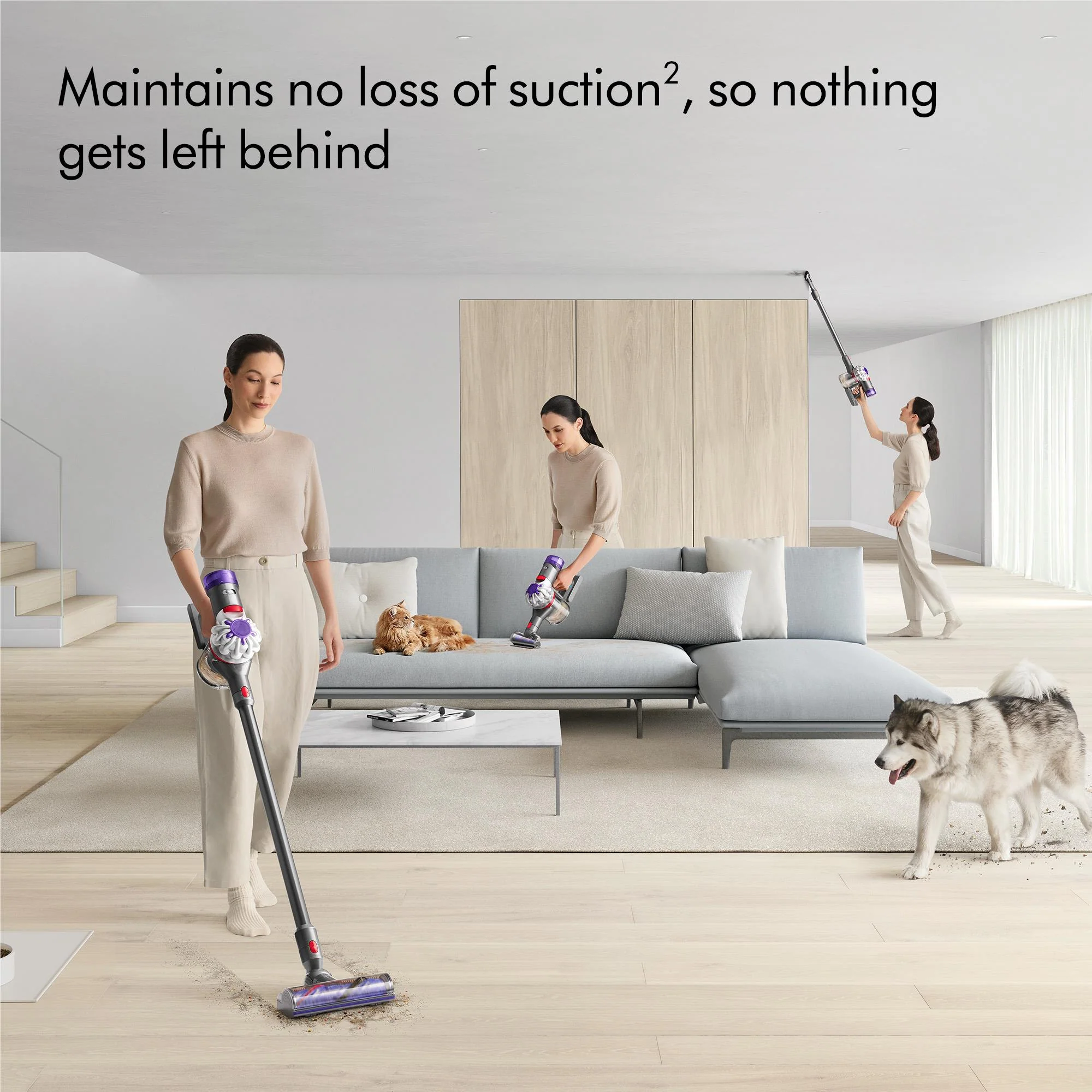 Dyson V8 Advanced + Car Cleaning Kit - Image 7