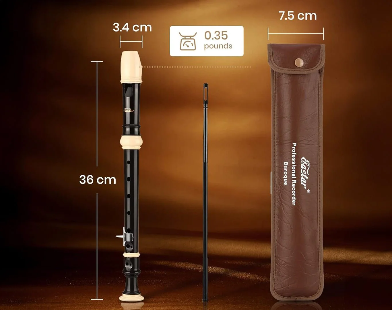 Eastar Soprano Recorder Baroque style C Key - Image 4