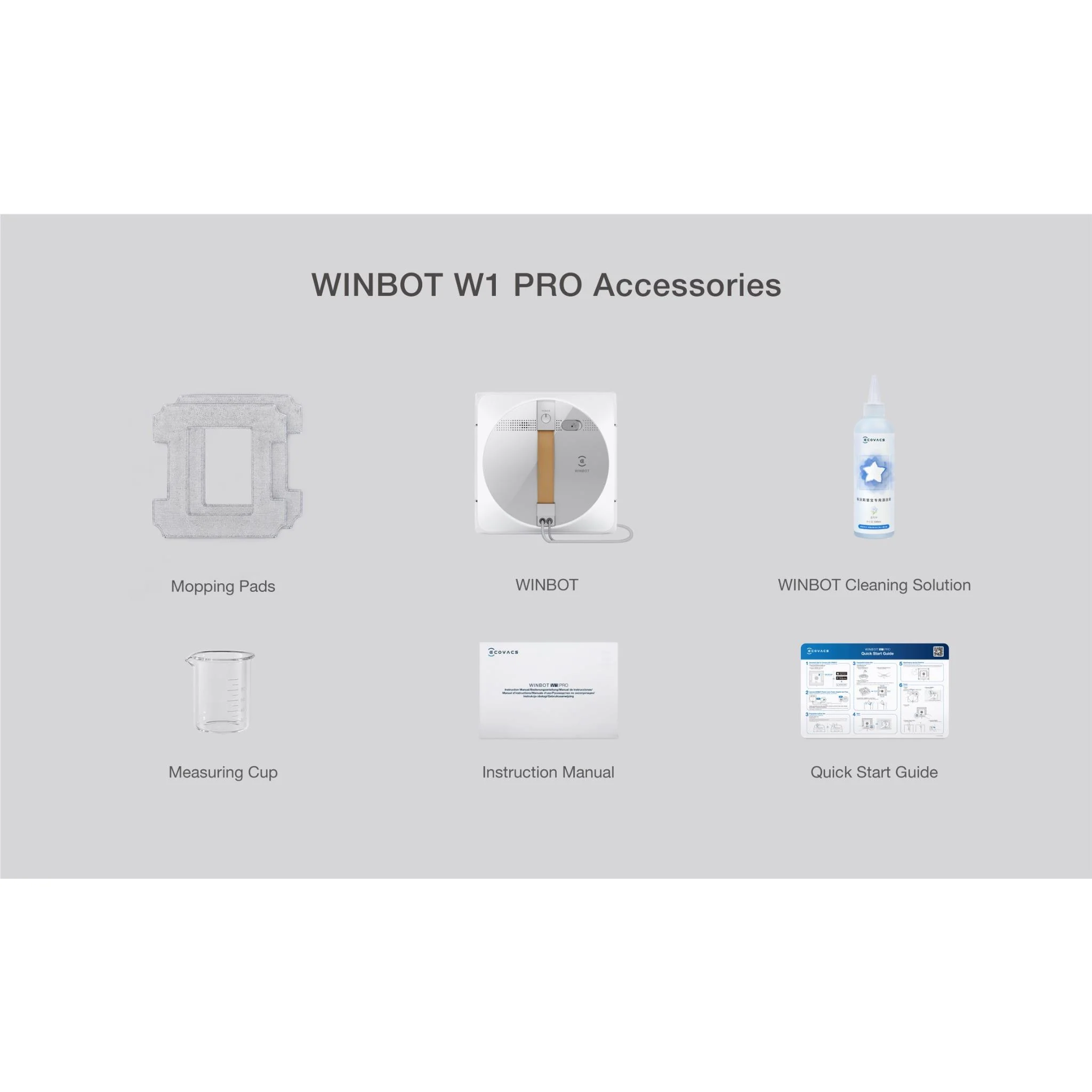 ECOVACS Winbot W1 Pro Robotic Window Cleaner - Image 4