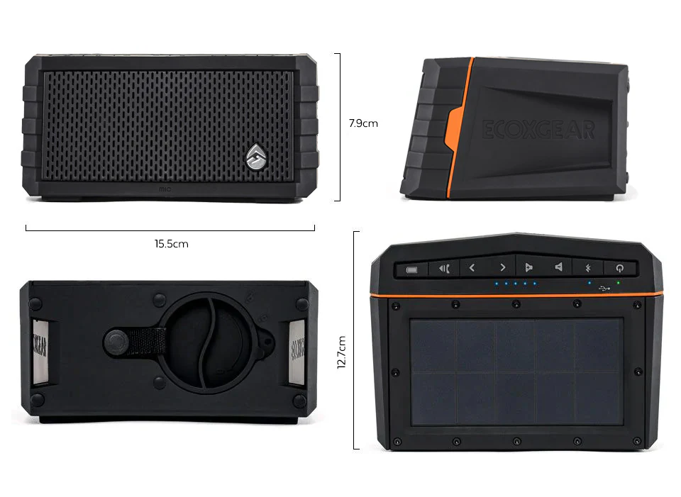 EcoXgear Sol Jam Solar Charging Bluetooth Speaker - Image 6