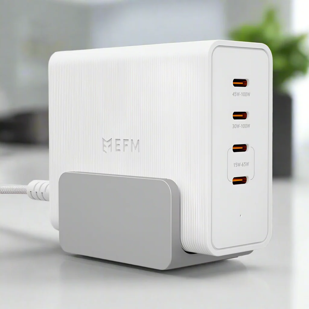 EFM 100W Desktop Power Station with GaN, PD3.1 and PPS (White) - Image 2