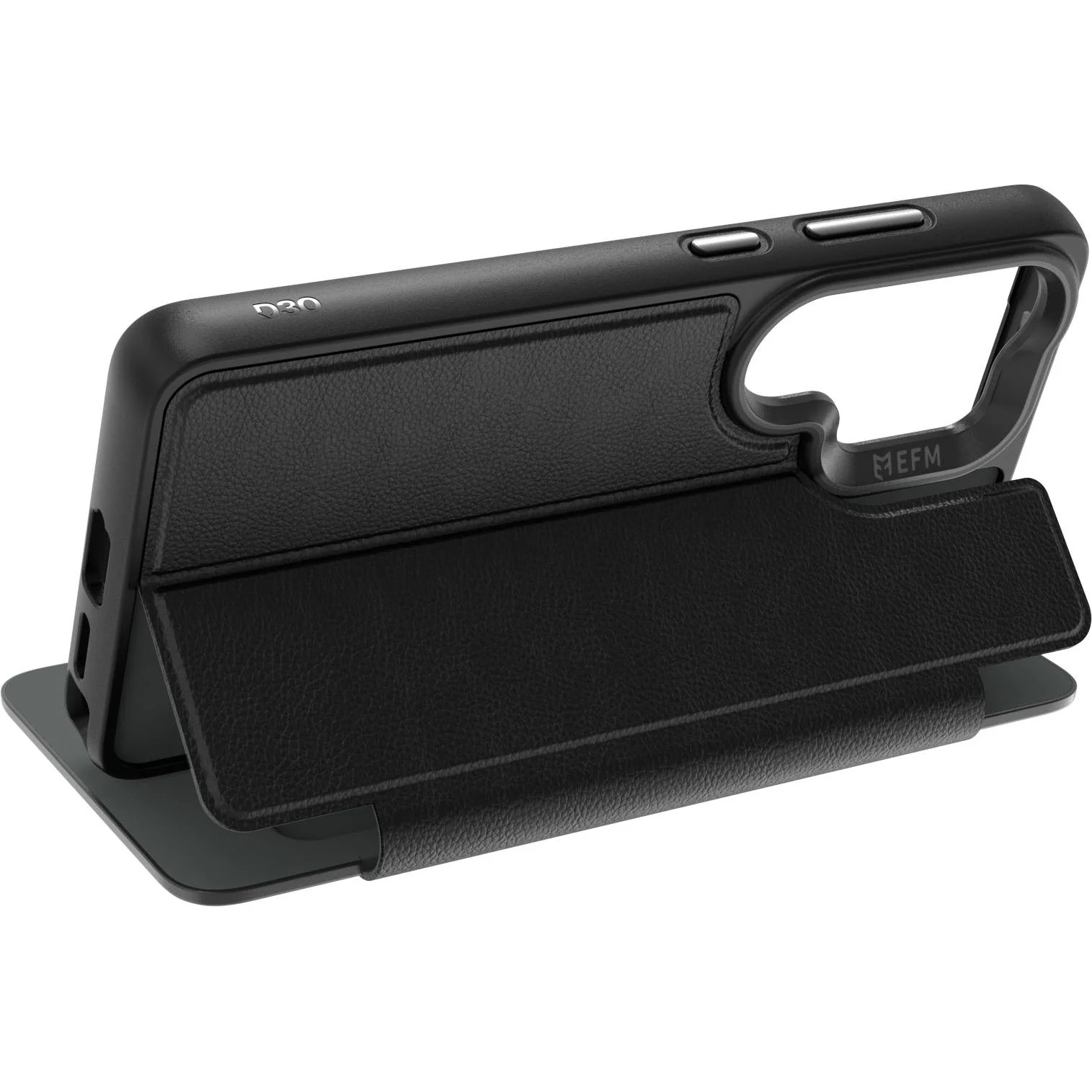 EFM Monaco Wallet Case with D3O Zero for Galaxy S26 Ultra (Black) - Image 2