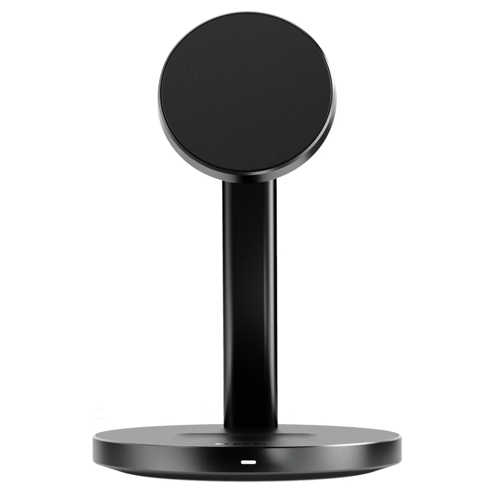 EFM Qi2 15W Duo Wireless Charge Stand with 20W Power Supply and 1.2M Cable (Black) - Image 3