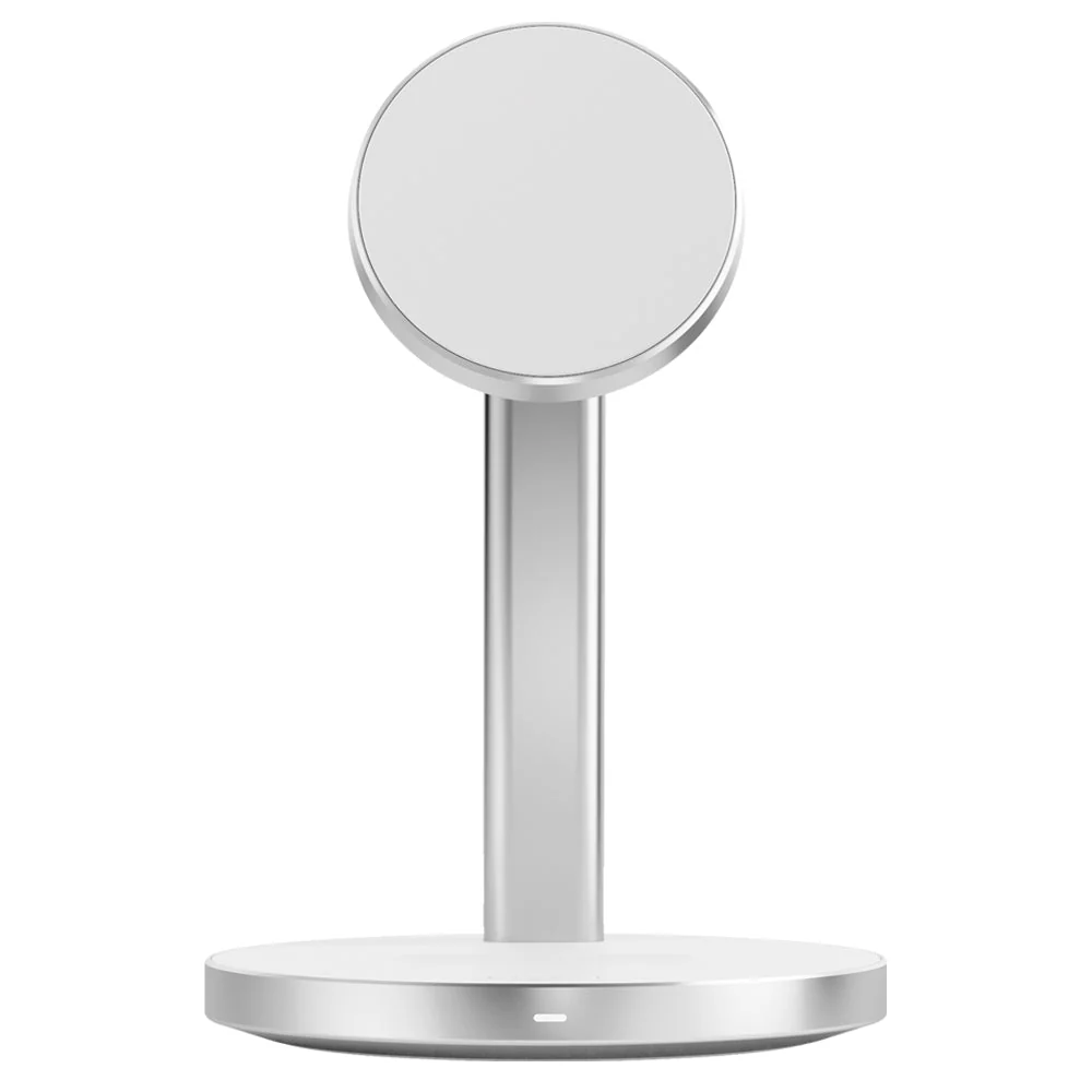 EFM Qi2 15W Duo Wireless Charge Stand with 20W Power Supply and 1.2M Cable (White) - Image 3