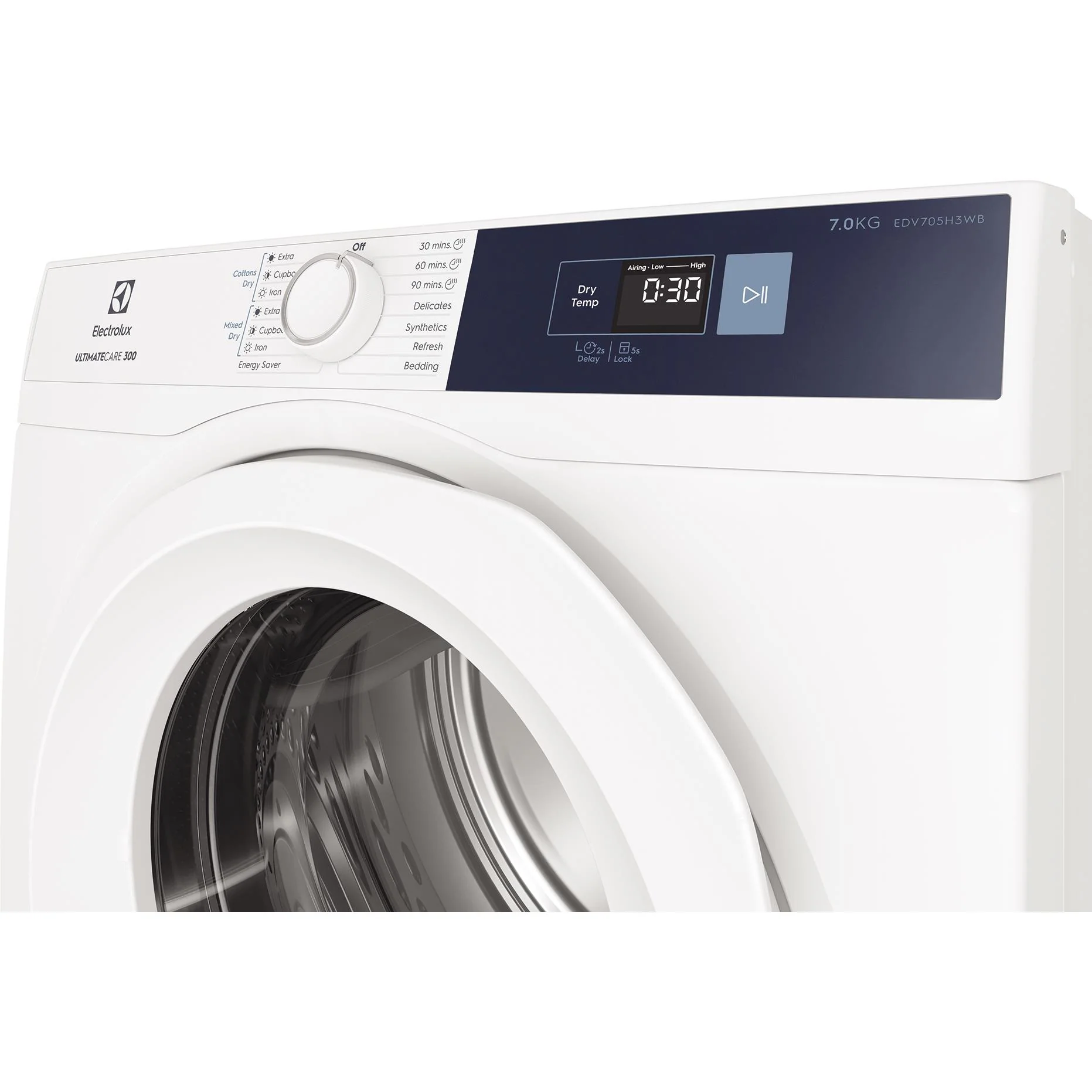 Electrolux EDV705H3WB 7kg Sensor Dry Vented Dryer (Townsville QLD stock only) - Image 4